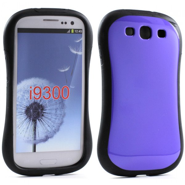Wholesale Samsung Galaxy S3 Candy Shell Case (Purple)